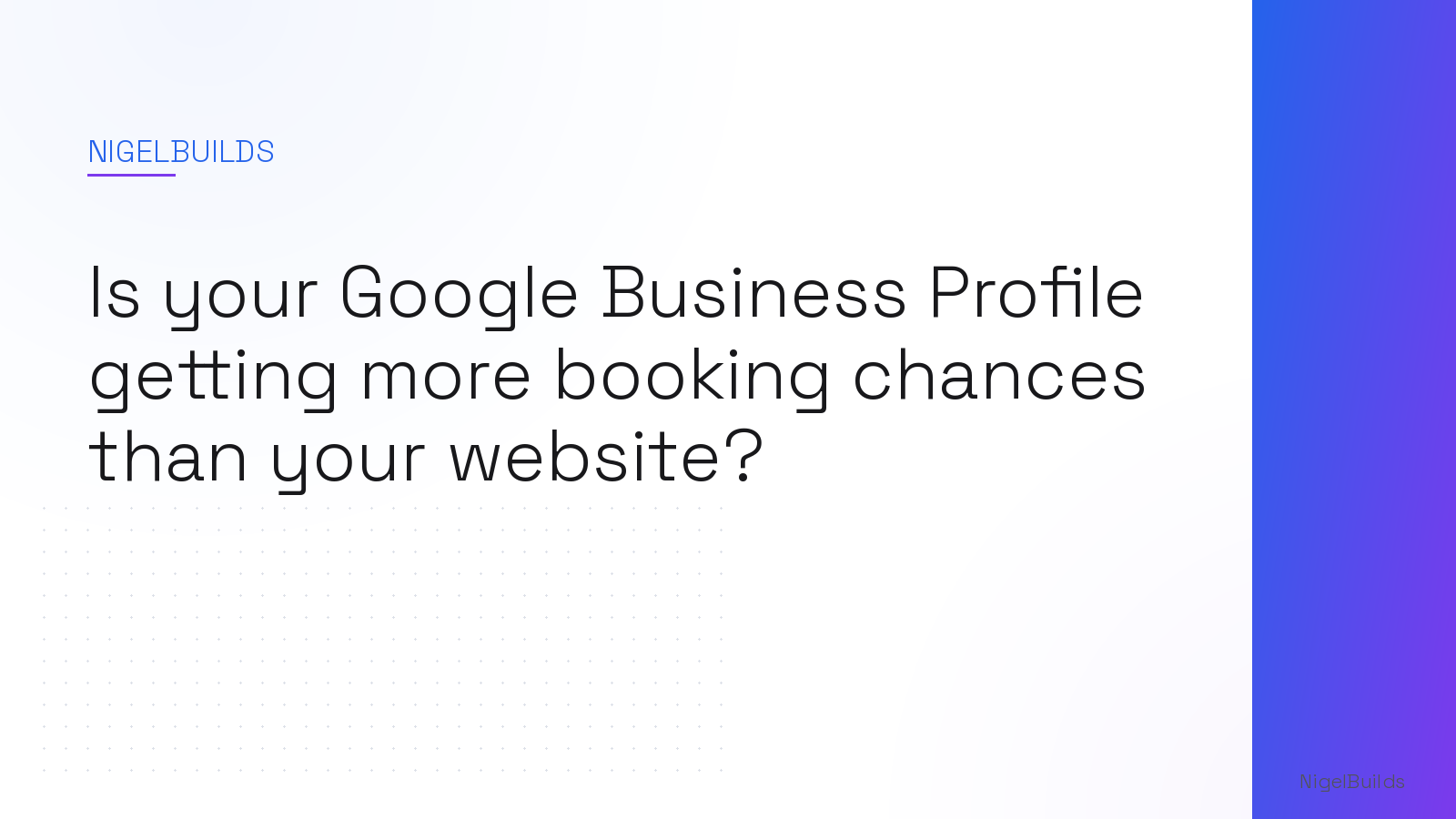 Editorial illustration for the article: Is your Google Business Profile getting more booking chances than your website?