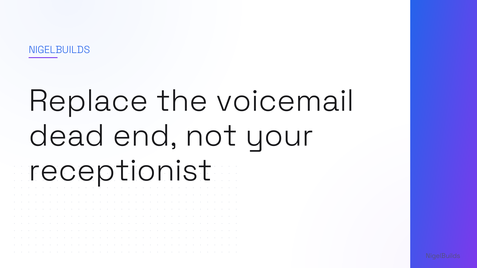 Editorial illustration for the article: Replace the voicemail dead end, not your receptionist