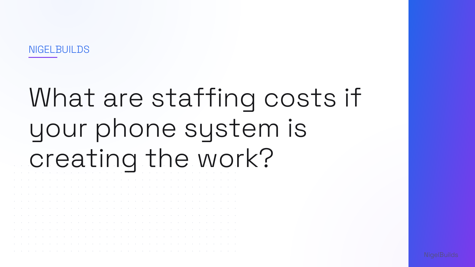 Editorial illustration for the article: What are staffing costs if your phone system is creating the work?
